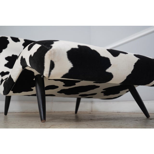Textile Adrian Pearsall Mid Century Modern Wave Chair Chaise Lounge For Sale - Image 7 of 13