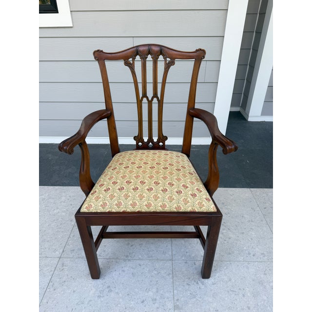 Chippendale Set of 8 Mahogany Chippendale Dining Chairs — Anthony Hay Design For Sale - Image 3 of 8
