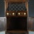 Chinese Vintage Chinese Huali Rosewood Cabinet | Ming Style Curio Shelf With Mother-of-Pearl Inlay For Sale - Image 3 of 9