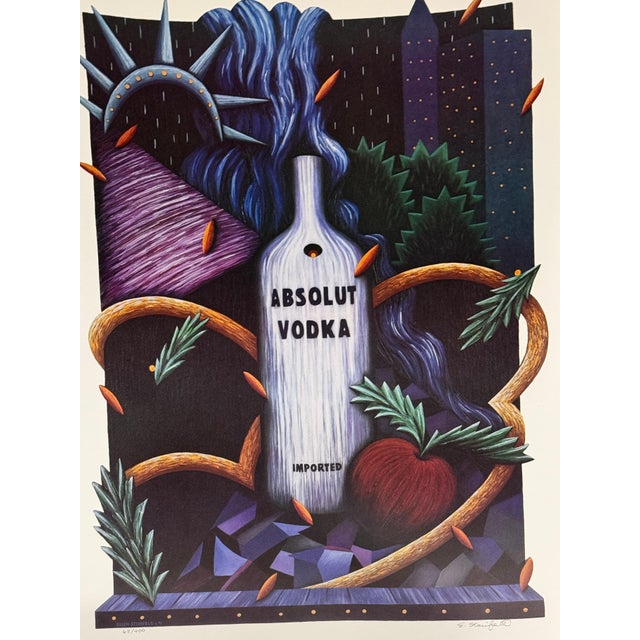 1990s “Absolut Statehood” a Folio of 51 Lithographs Representating Each State, plus DC - Set of 52 For Sale - Image 10 of 18
