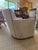 Contemporary A. Rudin Model 712 Contemporary Upholstered Swivel Club Chair For Sale - Image 3 of 8