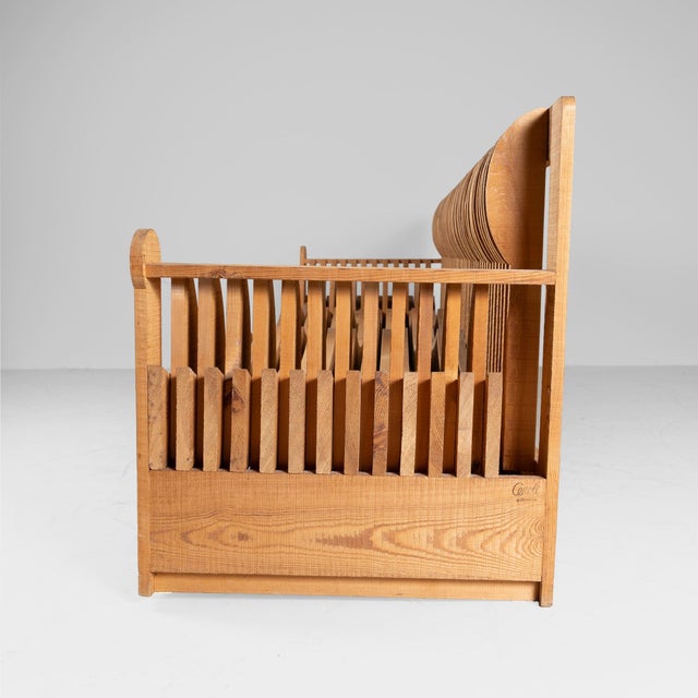 Mobili Nella Valle Series 3-Seater Sofa by Mario Ceroli for Poltronova, Italy, 1972 For Sale - Image 13 of 17