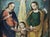 Mexican 19th C. Mexican Retablo Oil on Tin Painting, "La Sagrada Familia" (Holy Family) For Sale - Image 3 of 4