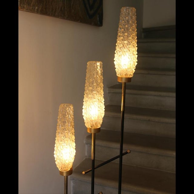 1950s Vintage French Floor Lamp from Arlus, 1950s For Sale - Image 5 of 9