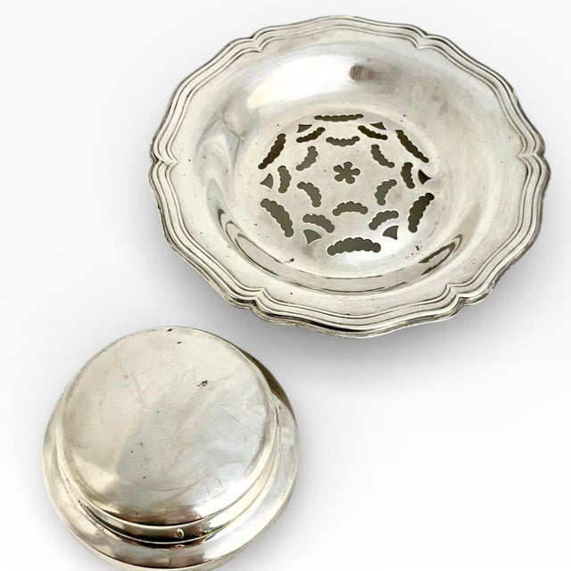 Mid 20th Century Vintage French Silver Plate Coquillor Butter Press by Jules Lorillon For Sale - Image 5 of 14