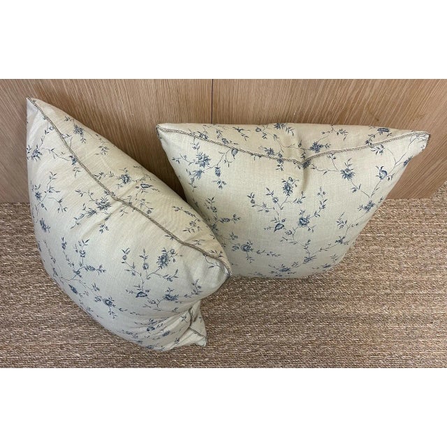 Pair of Vintage Chelsea Editions Fabric Throw Pillows Chairish