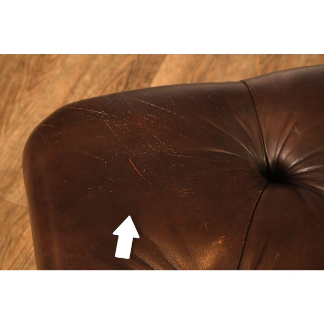 Hancock & Moore Tufted Leather 'Robinson' Cocktail Ottoman For Sale In Philadelphia - Image 6 of 18