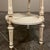Antique French Louis XVI Painted Oval Side Table With Leather Top For Sale - Image 16 of 17