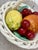 Vintage 1970’s Italian Ceramic, Majolica Fruit Basket, in the Style of Bassano For Sale - Image 9 of 12