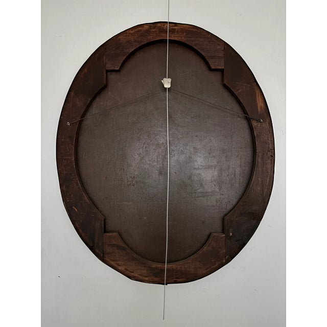 Original 19th Century American Oval Oil Portrait Painting For Sale - Image 4 of 12