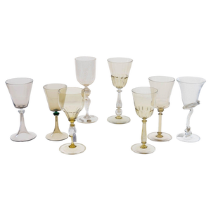 Glasses by Cenedese, Set of 8