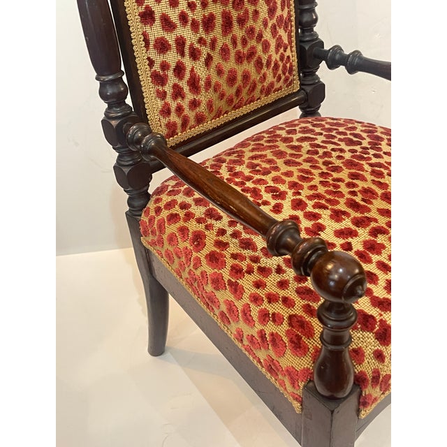 Late 9Th. C. Napoleon III Child's Armchair For Sale - Image 10 of 14
