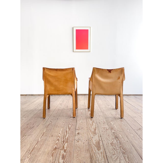 Dimensions: h 82 cm × w 62 cm × d 52 cm, seat height 45 cm mid-century design classics from italy: a pair of cab 413...