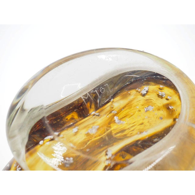 Unica M 167 Vase in Glass by A.D. Copier for Royal Leerdam Crystal, 1930s For Sale - Image 10 of 12