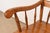 Ethan Allen American Colonial Carved Solid Maple Spindle Bench For Sale In South Bend - Image 6 of 10