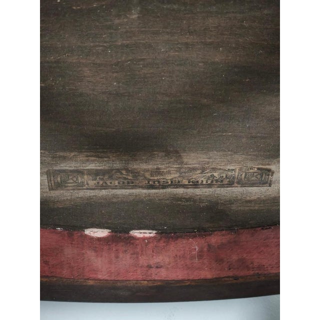 Vintage Oval Table by Josef Hoffmann for Jacob & Josef Kohn, 1890s For Sale - Image 4 of 14