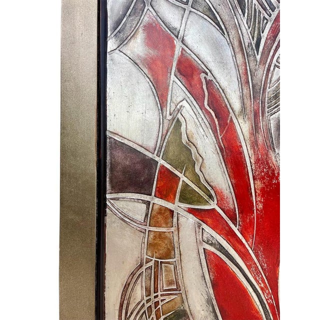 Wood Large Sinestra Wall Panel by Lam Lee For Sale - Image 7 of 13