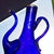 Traditional Persian Royal Blue Glass Ewer 19th Century For Sale - Image 3 of 4