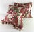 Early 20th Cent. Hand Printed Cotton Tasseled Floral Pillows/Pair For Sale - Image 4 of 9