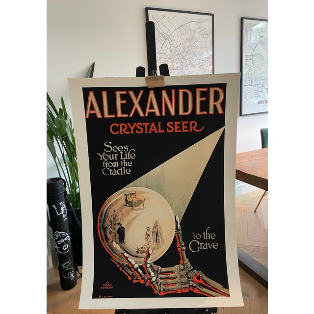 Art print Crystal Seer: See Your Life from the Cradle to the Grave attributed to Claude Alexander C. , one of the most...