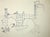 After Giulio Zek, Rome, Ponte Milvio, Drawing in Pen, 1960s For Sale