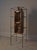 Wood Freestanding Display Cabinet With Lights, Solid Walnut Tall Cabinet, Narrow Bookcase Display For Sale - Image 7 of 9