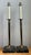 Hollywood Regency Vintage Chapman Brass and Marble Candlestick Lamps - A Pair For Sale - Image 3 of 18