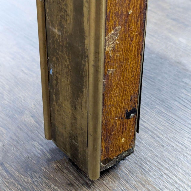 Metal Vintage American Brass and Glass Coffee Table For Sale - Image 7 of 7