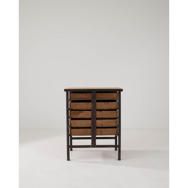 19th Century French Industrial Chest Of Drawers For Sale - Image 4 of 12