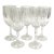 Gorham “Regalta” Crystal Wine Glasses/Goblets- Set of 5 For Sale