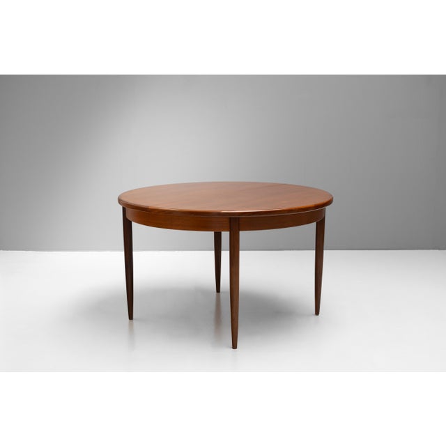 Mid-Century G-Plan Fresco dining table in teak. Re-finished. U.K circa 1970. This piece has an attribution mark, I am sure...