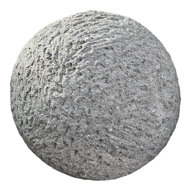 Stone Garden Sphere 17" For Sale