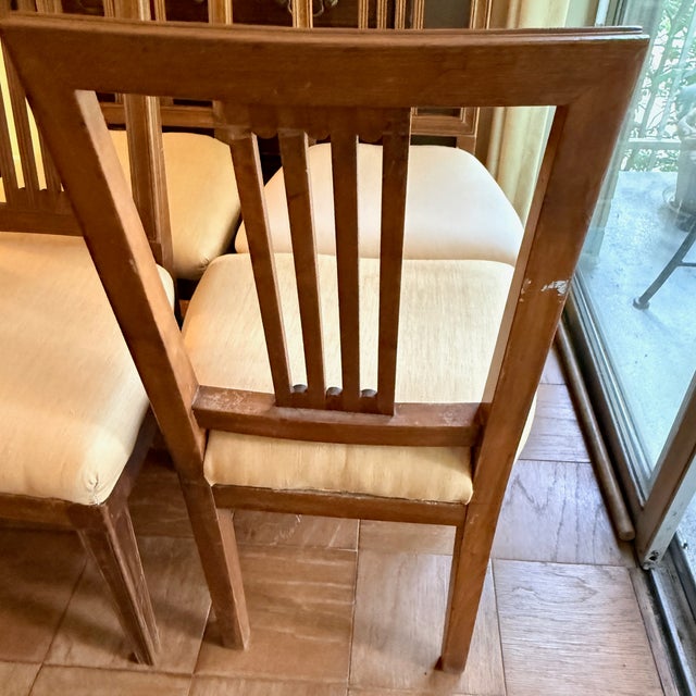 French Set of 6 Kenny Ball Antique Chairs For Sale - Image 3 of 10