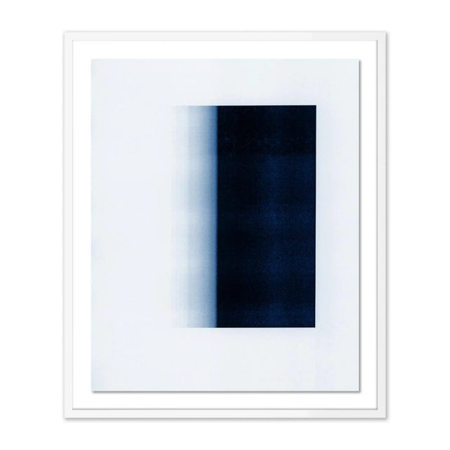 Contemporary Color Form A by David Grey, Art Print in White Frame, Large For Sale - Image 3 of 3