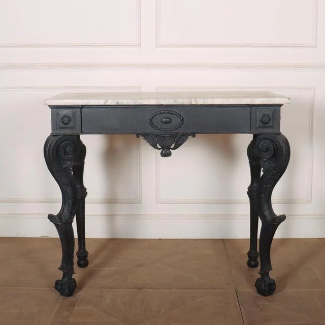 Italian Painted Console Table For Sale - Image 10 of 10