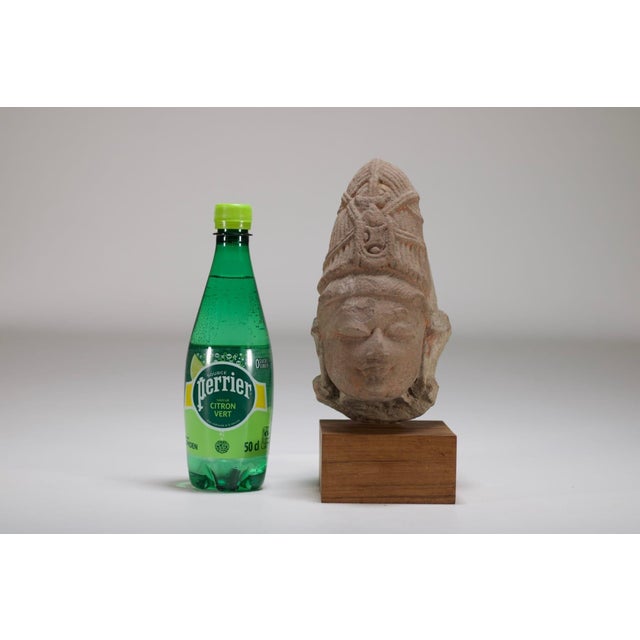 Central Indian Artist, Shiva Head, 10th Century, Stoneware For Sale - Image 6 of 7