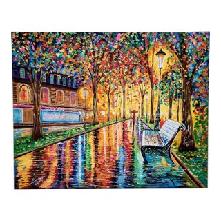Impressionist Original Oil on Canvas Painting #3 For Sale