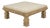 1990s Attributed to Kreiss Contemporary Travertine Stone Carved Wood Coffee Table For Sale