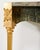 French Napoleon Empire Style Marble Bronzed Wall Console Table For Sale - Image 12 of 16