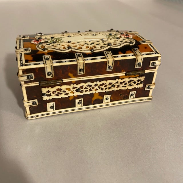 Antique Vizagapatam Box For Sale - Image 6 of 7