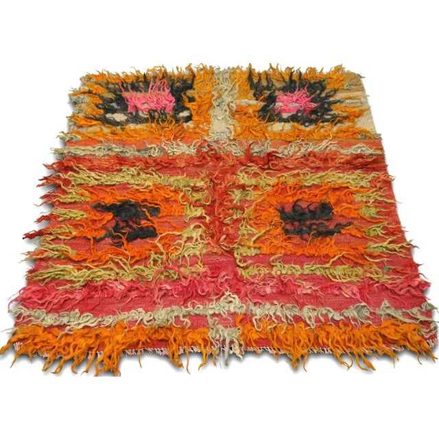 1960s 1960s Turkish Tulu Rug For Sale - Image 5 of 7