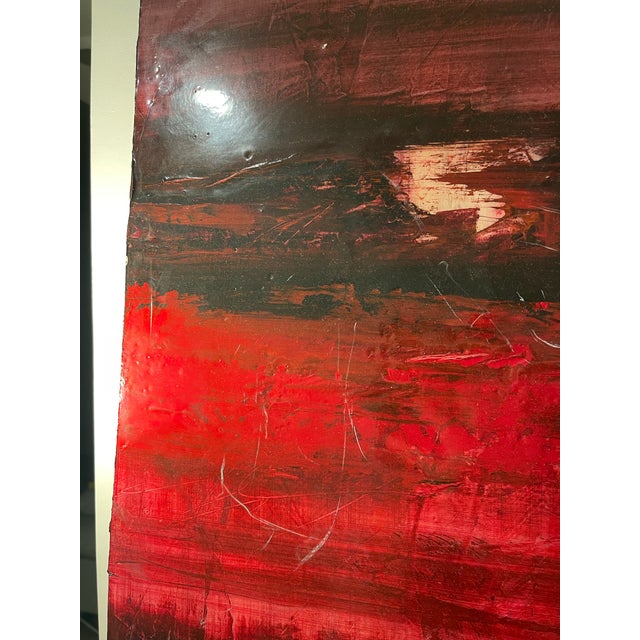 Verbicky, James. Mixed Media Painting on Canvas (2008), Signed (& Inscribed) For Sale - Image 9 of 12