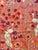 Coral Silk Suzani Wall Hanging With White Peacocks For Sale - Image 9 of 10