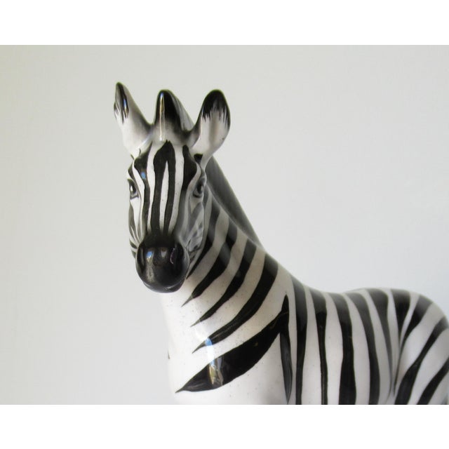 EM様御専用 ブラジリアン Lenny ZEBRA and white OP C.1960's Mid-Century Nippon Hand Painted Porcelain Glazed