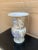 Chinoiserie Late 20th-Century Chinoiserie Blue, White and Gold Porcelain Vase For Sale - Image 3 of 10