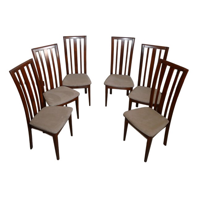Vintage Dining Chairs in Beech, 2010s, Set of 6 For Sale