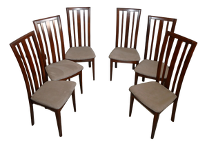 Vintage Dining Chairs in Beech, 2010s, Set of 6