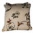 Nomi Textiles Rococo Decorative Pillows, Stenciled Linen, Set of 2 For Sale