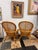PAir of 1970s Rattan Lounge Chairs With Zebra Upholster For Sale In West Palm - Image 6 of 6