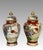Satsuma Large Antique Japanese Lidded Ginger Jars With Whimsical Exotic Birds, Flowers & Gilt Accents, a Pair - Shimazu Family For Sale - Image 4 of 15